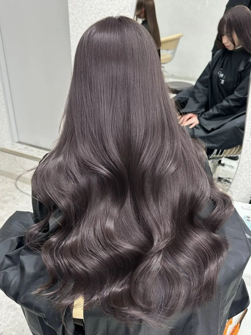 ロング ロングレイヤー 顔まわりレイヤー レイヤーカット ロング カット ヘアカラー トリートメント レイヤー/髪質改善 /Senne竹下のヘアスタイル