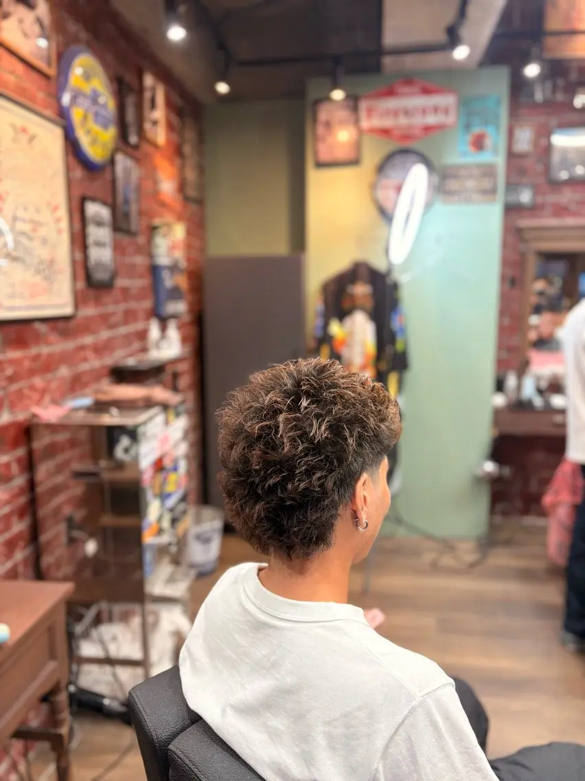 カラー パーマ メンズ 森 将綺のヘアスタイル
