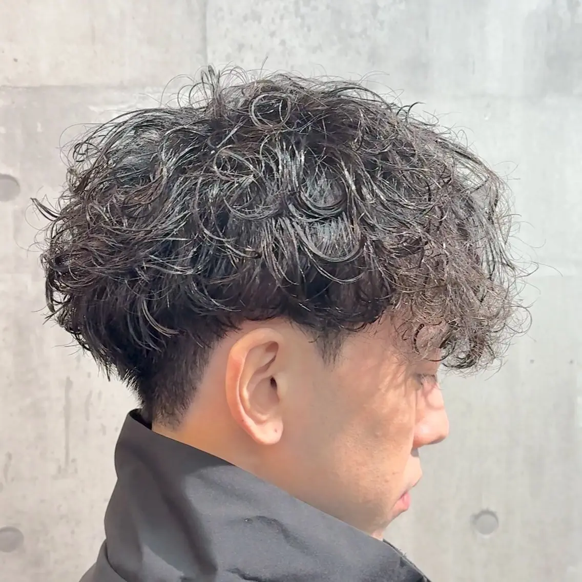 ショート パーマ ヘアアレンジ メンズ MENIN メンズ サロン 望月 涼太のヘアスタイル