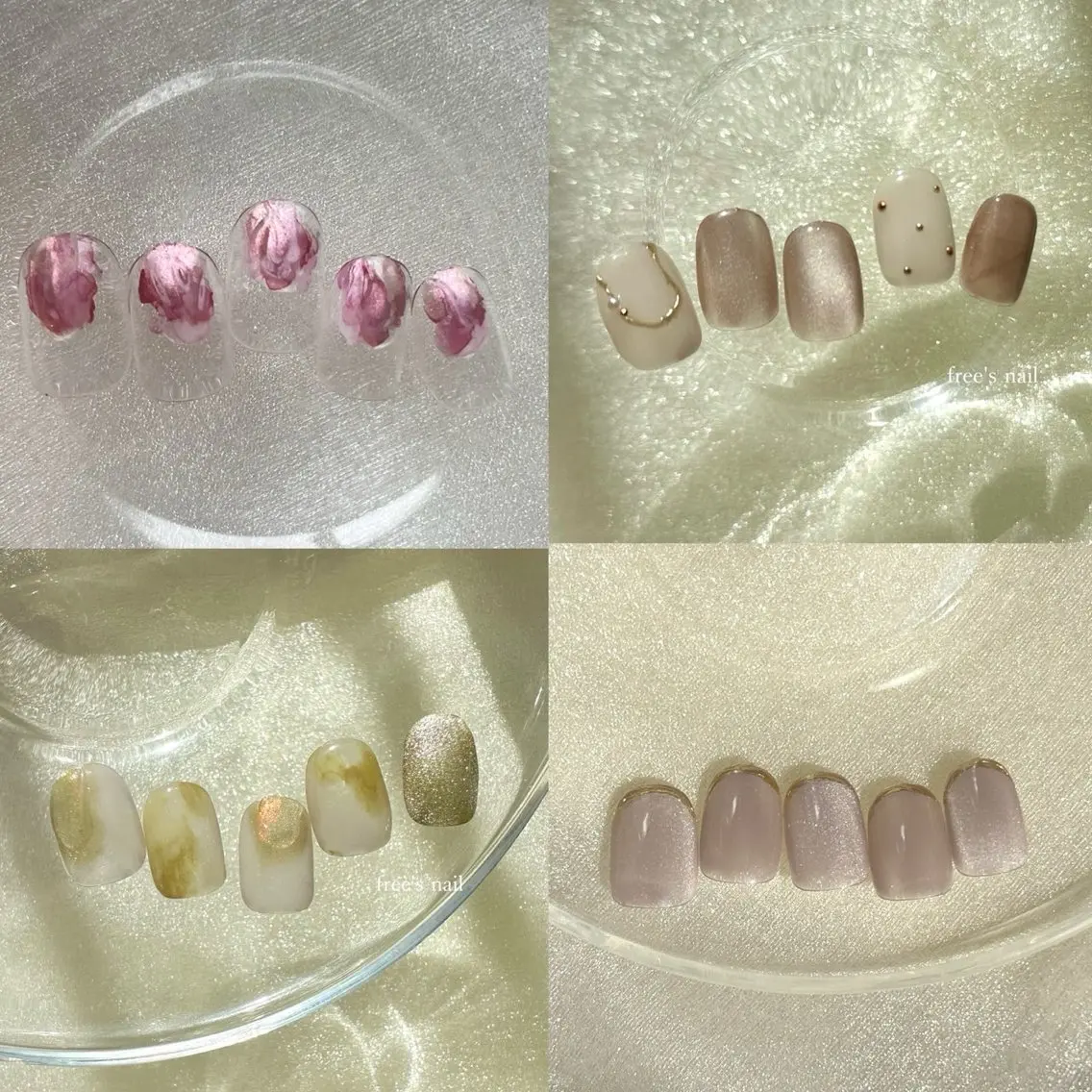 ネイル アートネイル ニュアンスネイル ハンドネイル Free's nail Sakiのネイルデザイン