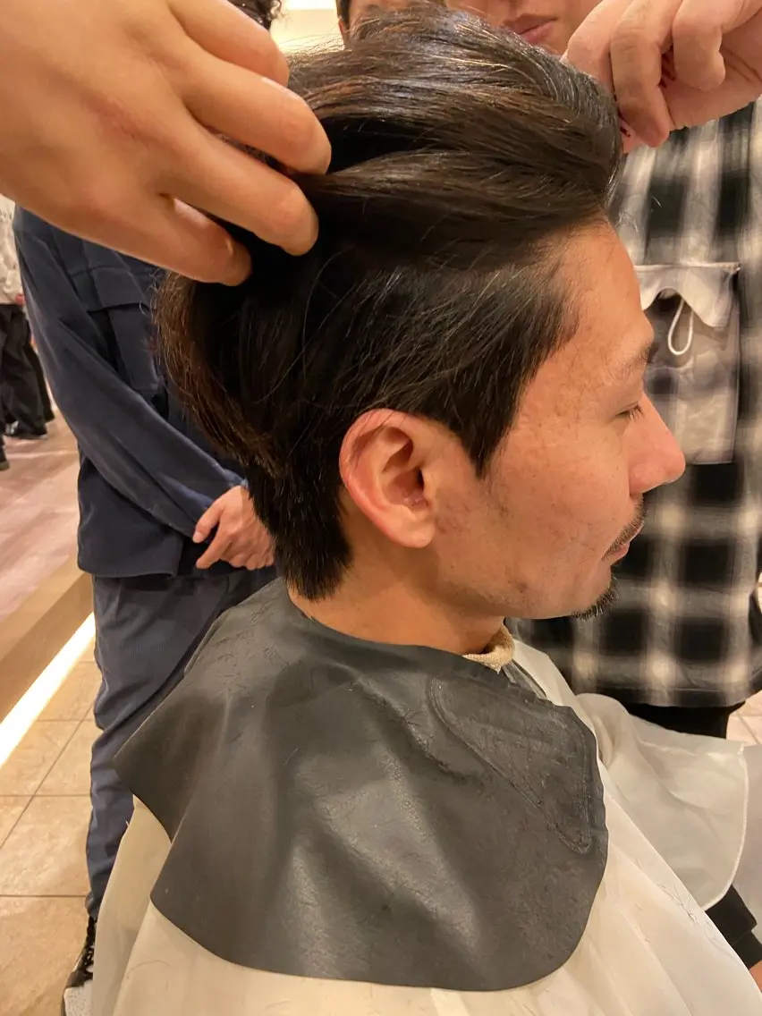 ショート パーマ メンズ ダウンパーマ メンズ韓国風 メンズパーマ 韓国風ヘア 髪質改善 yuikaのヘアスタイル