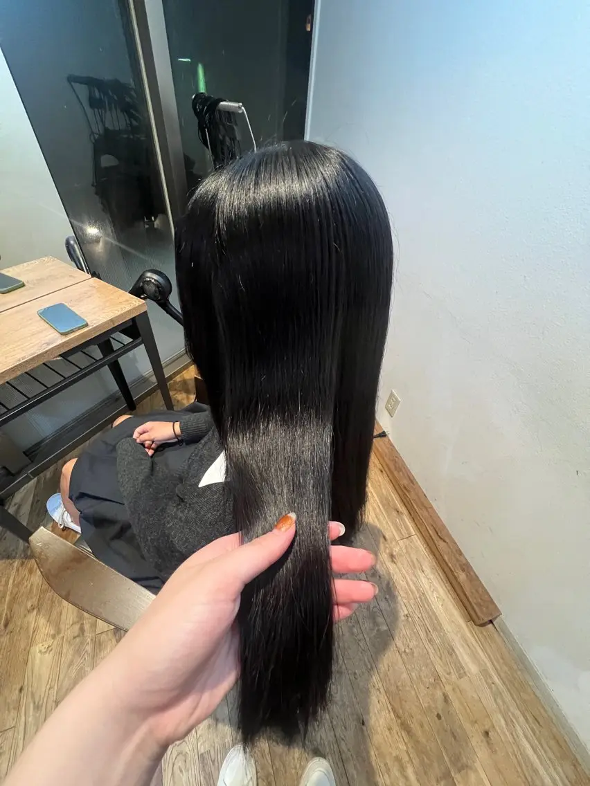 ロング トリートメント トリートメント 浜崎 恵澄のヘアスタイル