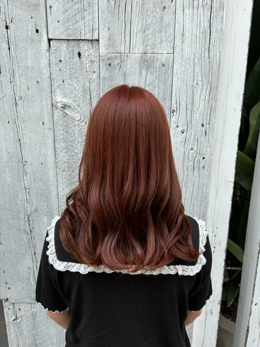 ロング ヘアカラー トリートメント ヘッドスパ 【ハイトーン特化】 🦋森山陽向/大宮のヘアスタイル