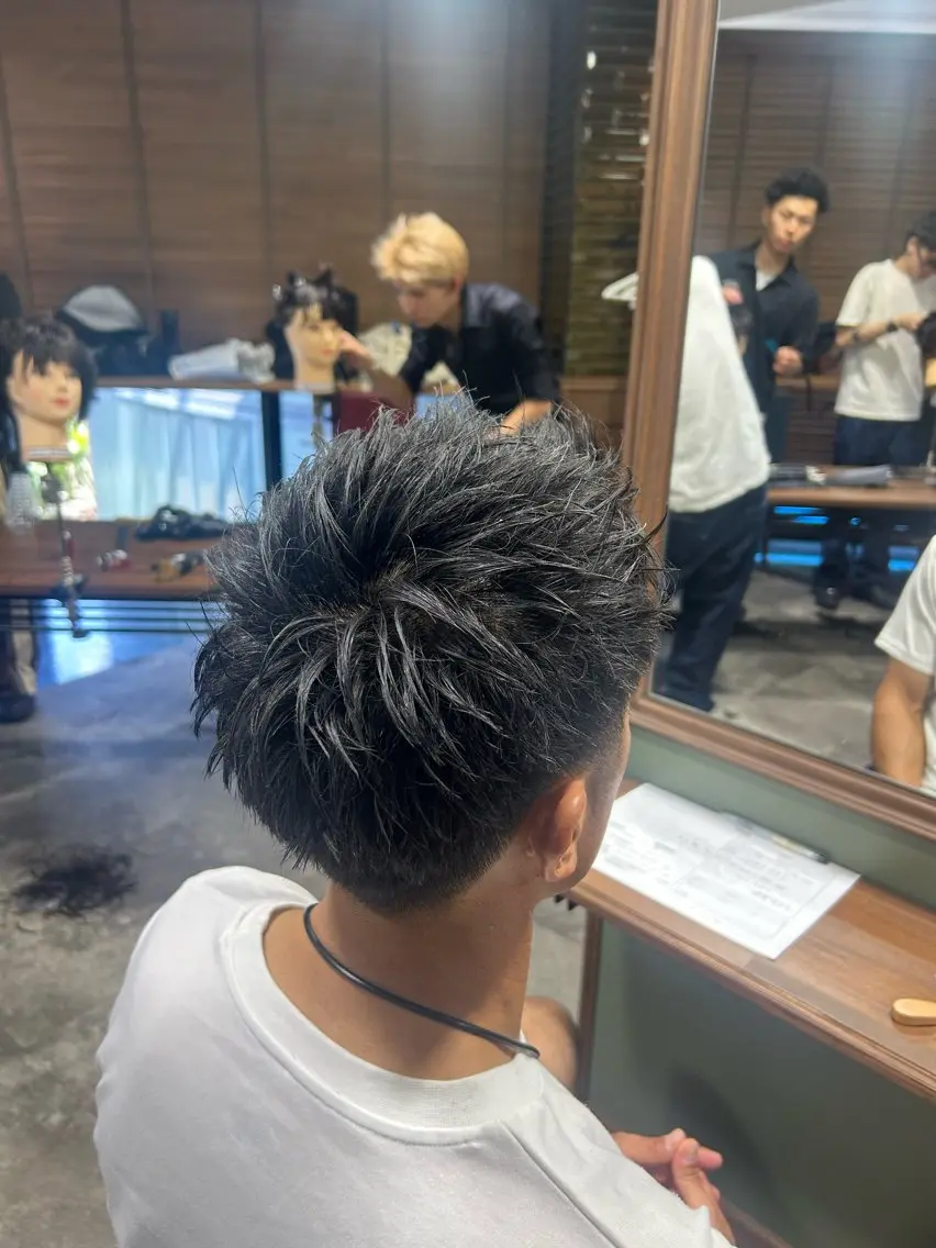 ショート メンズ 迫田 頼人のヘアスタイル
