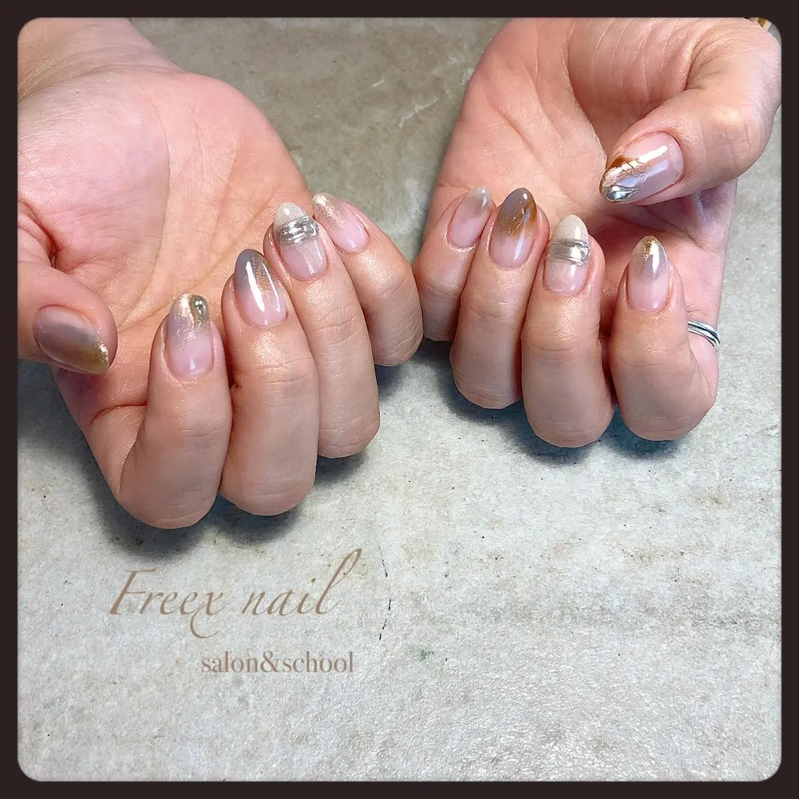 ネイル ニュアンスネイル freex nail /ニュアンス/個性派のネイルデザイン