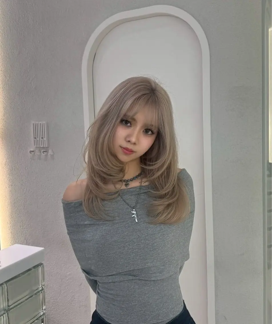 『25歳以下限定』トリプルカラー（ブリーチ2回➕カラー）ヘアマスク付き✨💞の写真