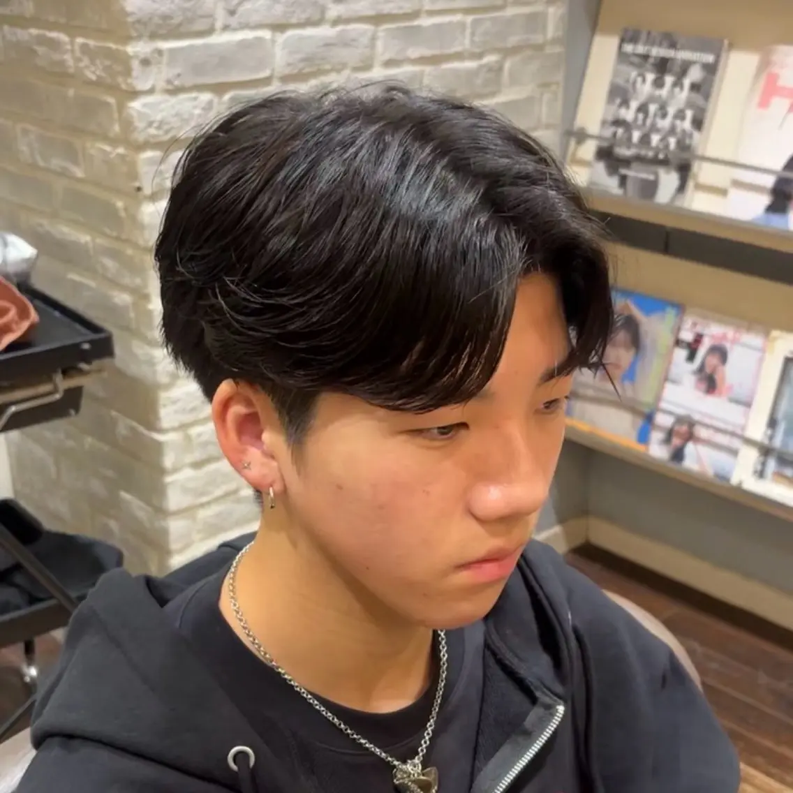 パーマ メンズ カット パーマ 【メンズ特化美容師】 RYO／梅田のヘアスタイル
