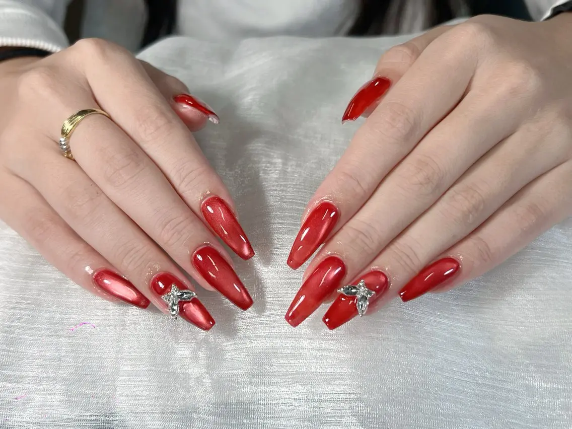 ネイル 長さ出し Lya Nail Salonのネイルデザイン