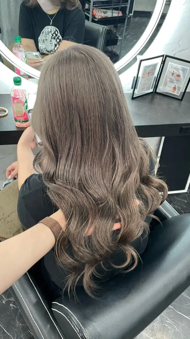 カラー ブリーチ ブリーチ・暖色カラー エクステ/mao🩰のヘアスタイル