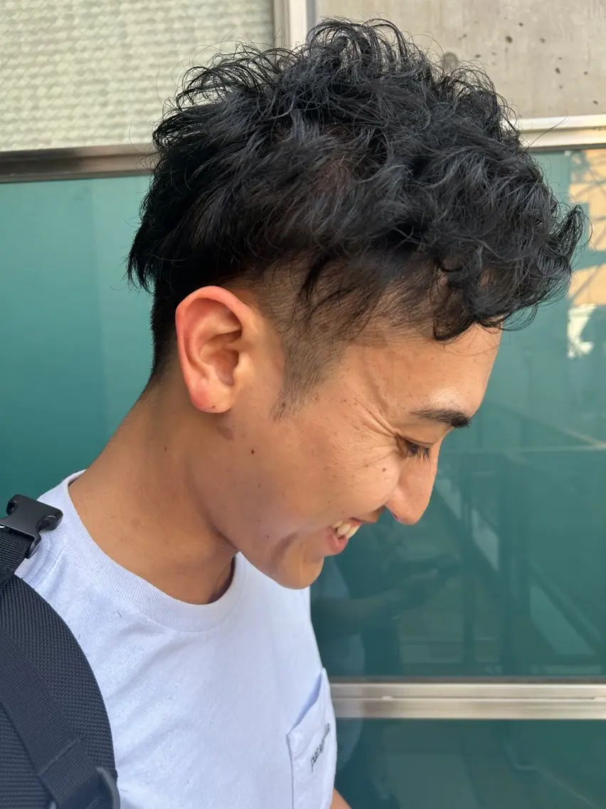 ショート カラー メンズ カット ヘアカラー トリートメント 久木原 ゆりのヘアスタイル