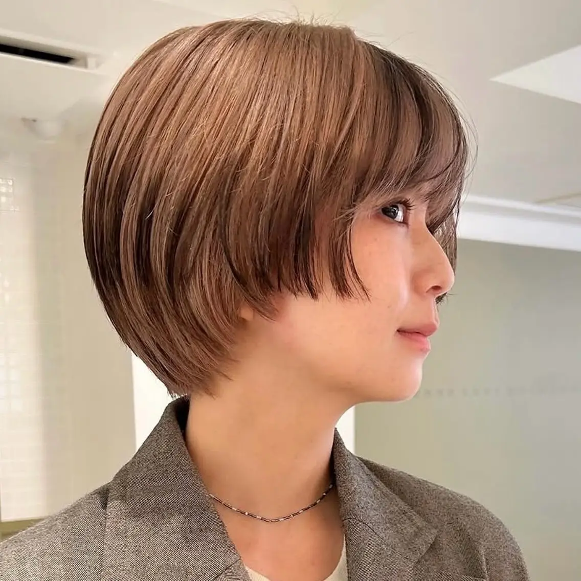 ショート 丸みショート ショートヘア 🎯🦖ʜᴀɴᴀ 似合わせショート🌷のヘアスタイル