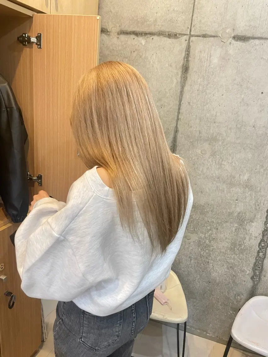 ロング ヘアカラー ami Norl 国分寺のヘアスタイル