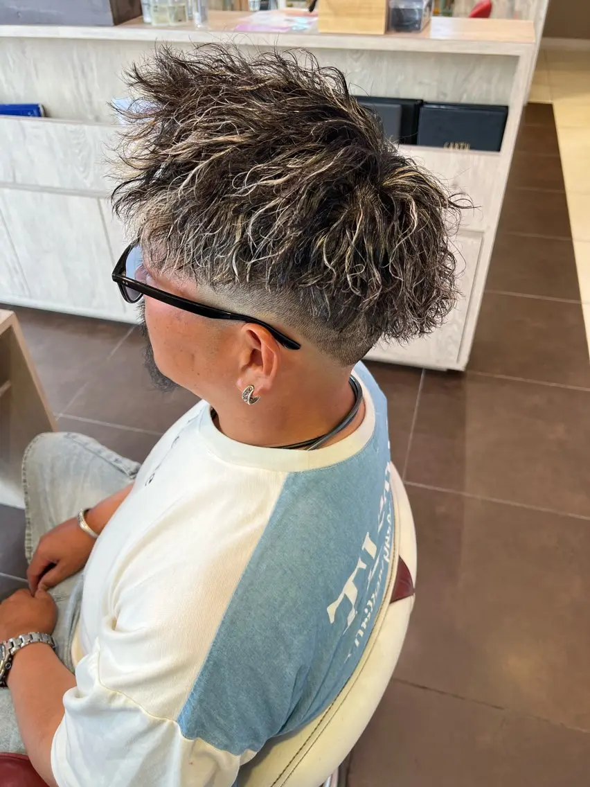 パーマ メンズ 諸橋 陸斗のヘアスタイル