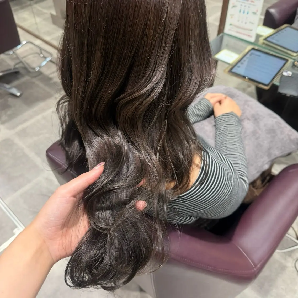 ロング カラー カット ヘアカラー LaBless 天王寺｜RINO🐈のヘアスタイル