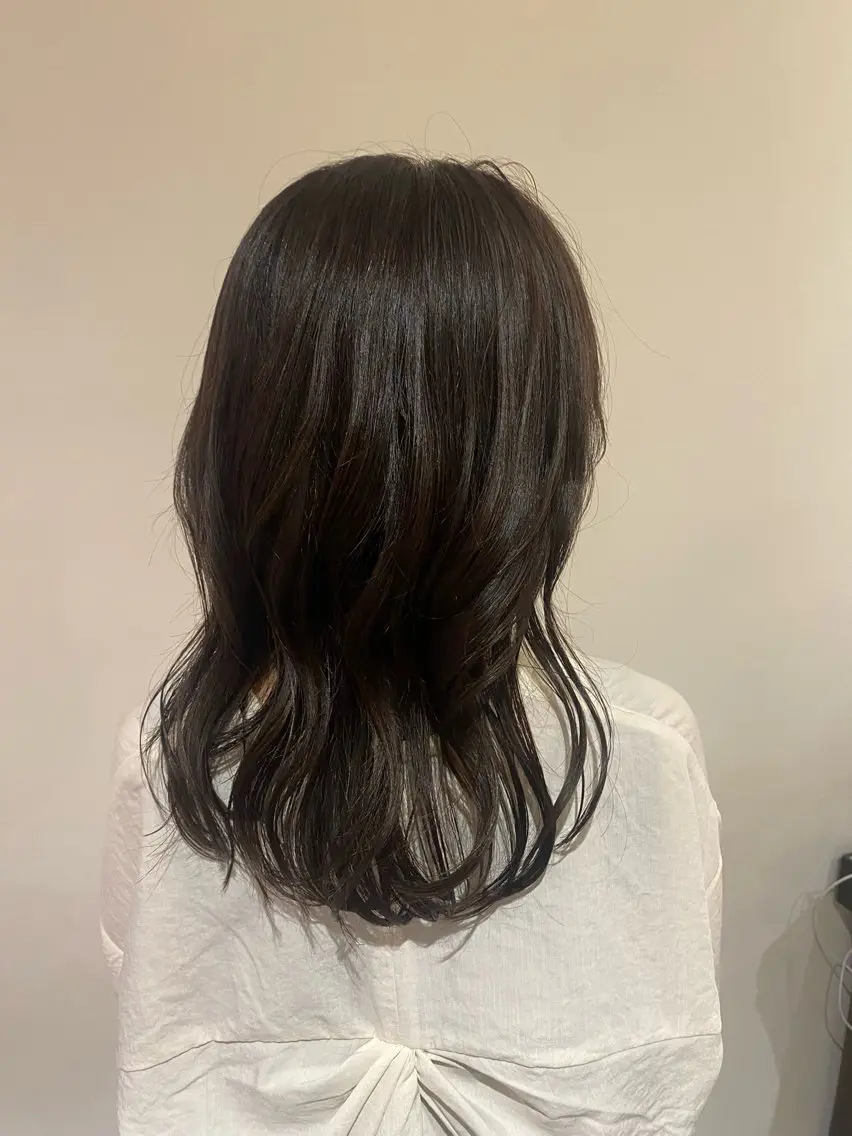 カラー 🖤海外風デザイン カラー🖤/りんのヘアスタイル