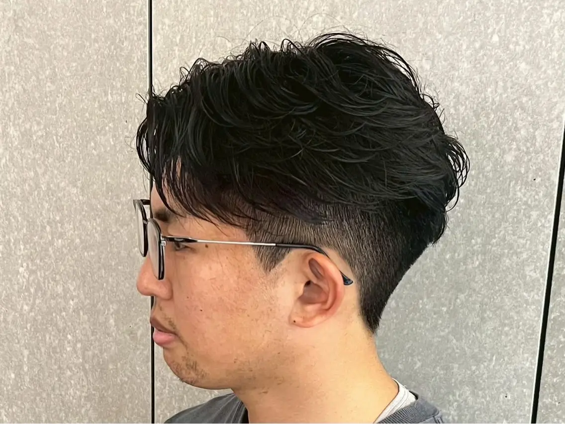 ショート パーマ メンズ 朝ラクパーマ 【SENA】のヘアスタイル