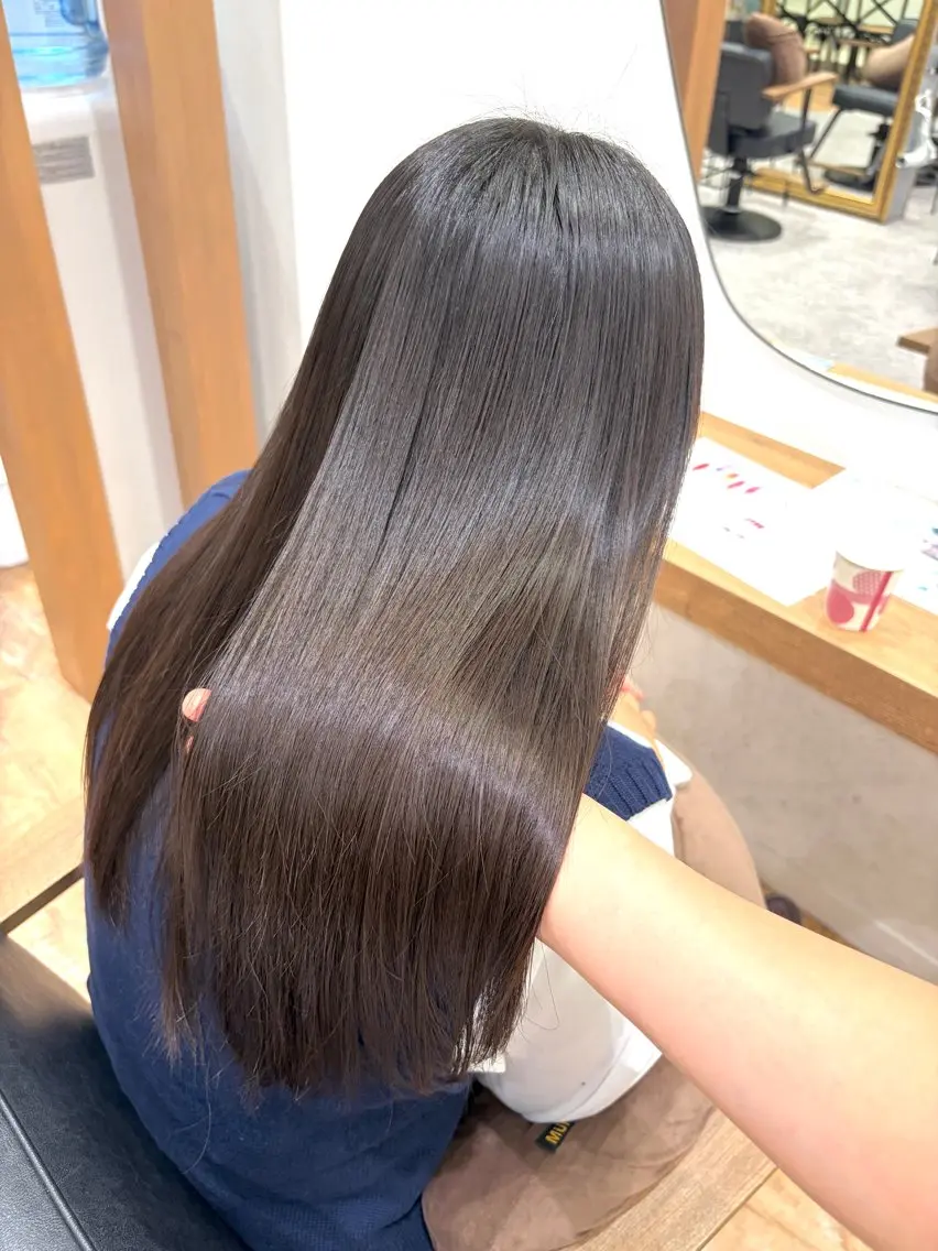【ゲリラクーポン👀‼️】❣️当日限定❣️うるつや髪質改善ストレートの写真