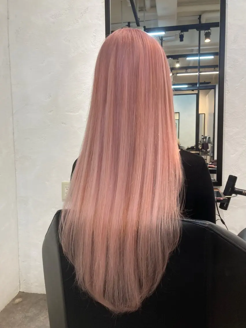 ロング カラー ヘアカラー ✨最安値✨エクステ カラー🌼つきな🌼のヘアスタイル