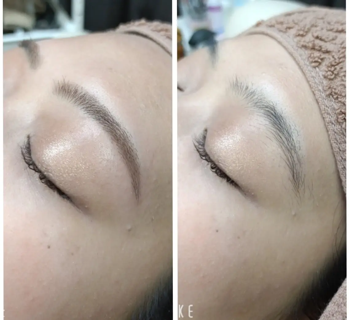 アイブロウ 眉毛ワックス脱毛 ワックス脱毛 谷口ゆめ/縮毛矯正/ 大人女子/眉ワックスのヘアスタイル