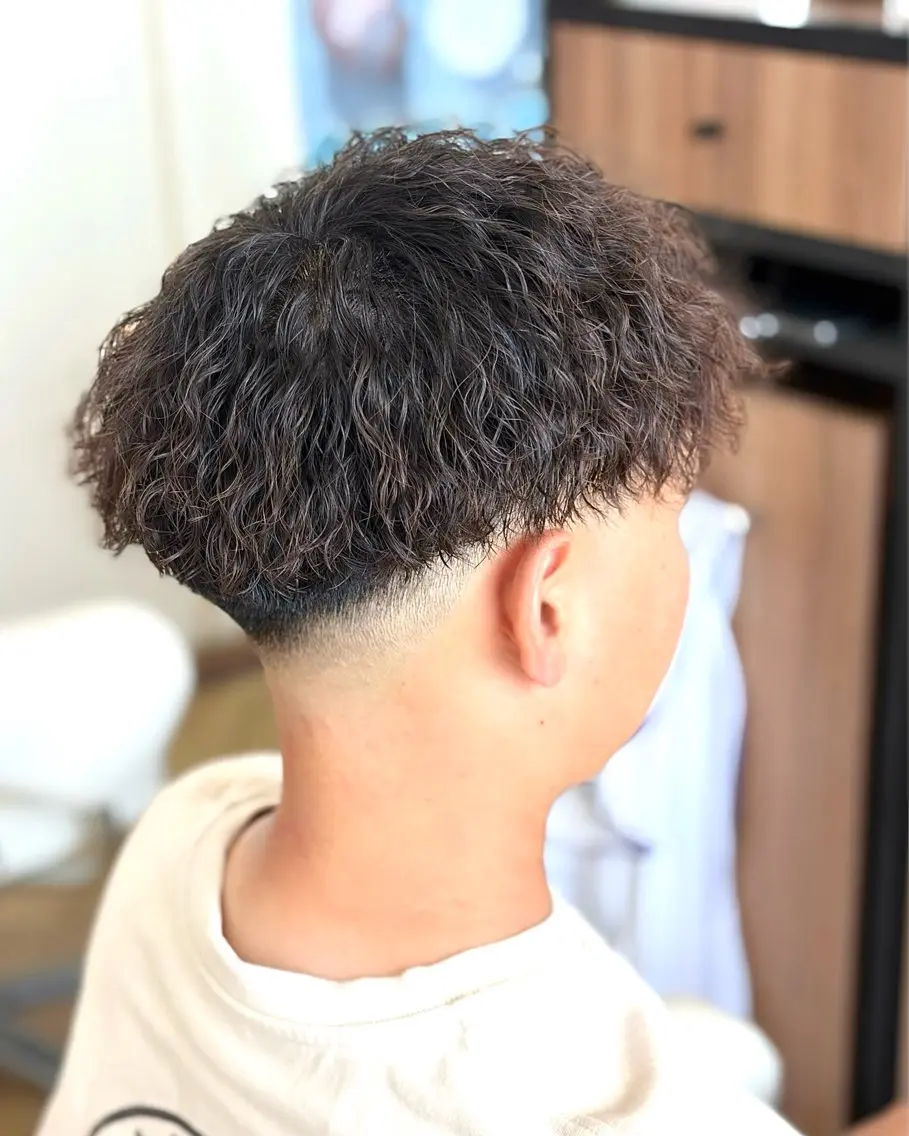 パーマ メンズ フェードカット カット パーマ ヘッドスパ ☆★メンズ特化★☆ 川地由麿のヘアスタイル