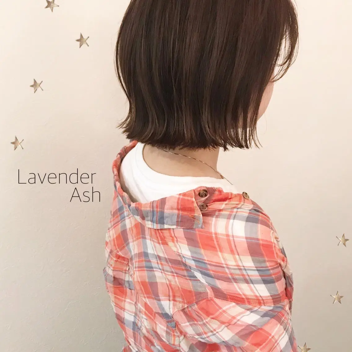 ミディアム カラー 市川 千夏のヘアスタイル