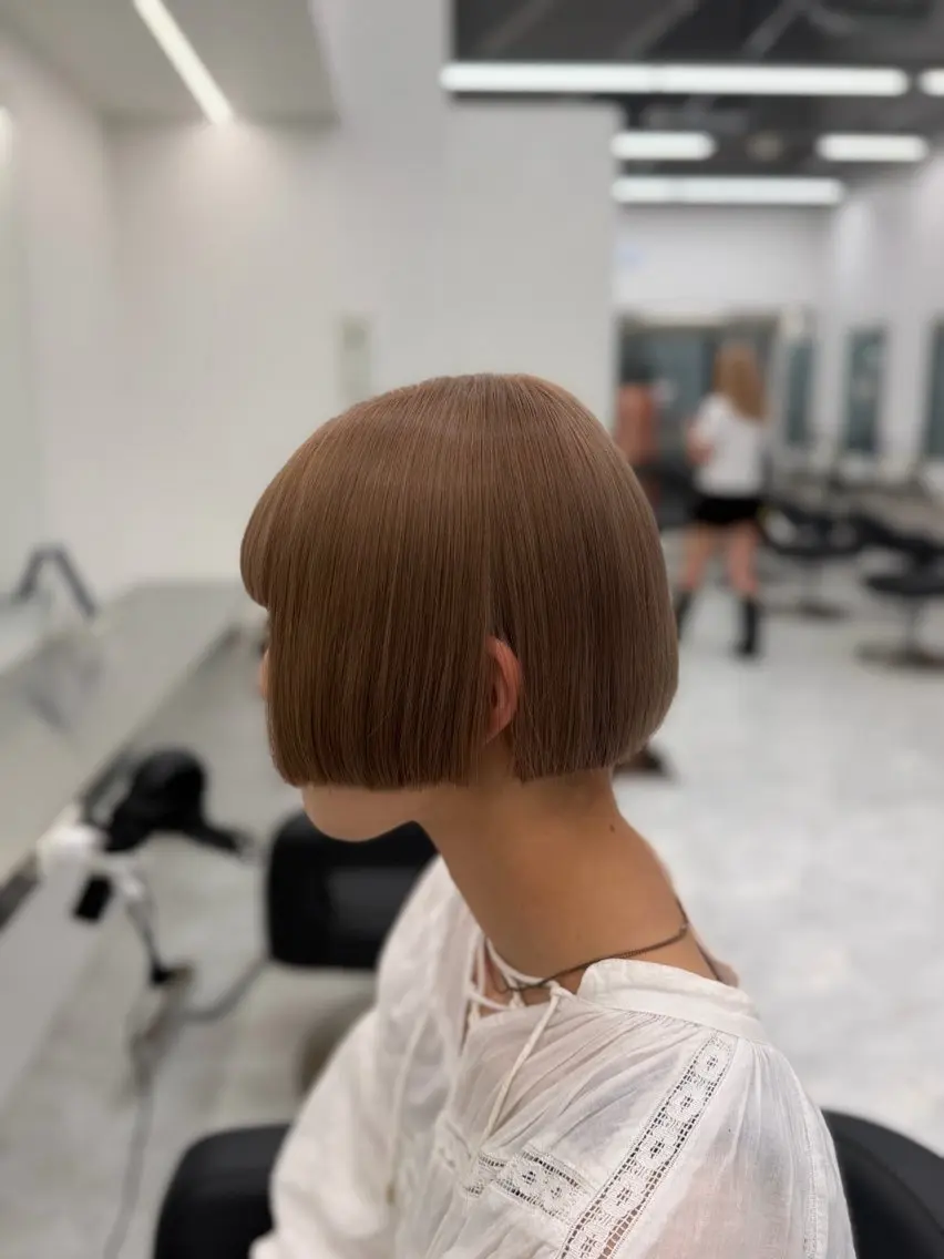 ショート カラー ヘアアレンジ ヘアカラー トリートメント 透明感カラー🎀艶髪 Anju/渋谷🎀のヘアスタイル