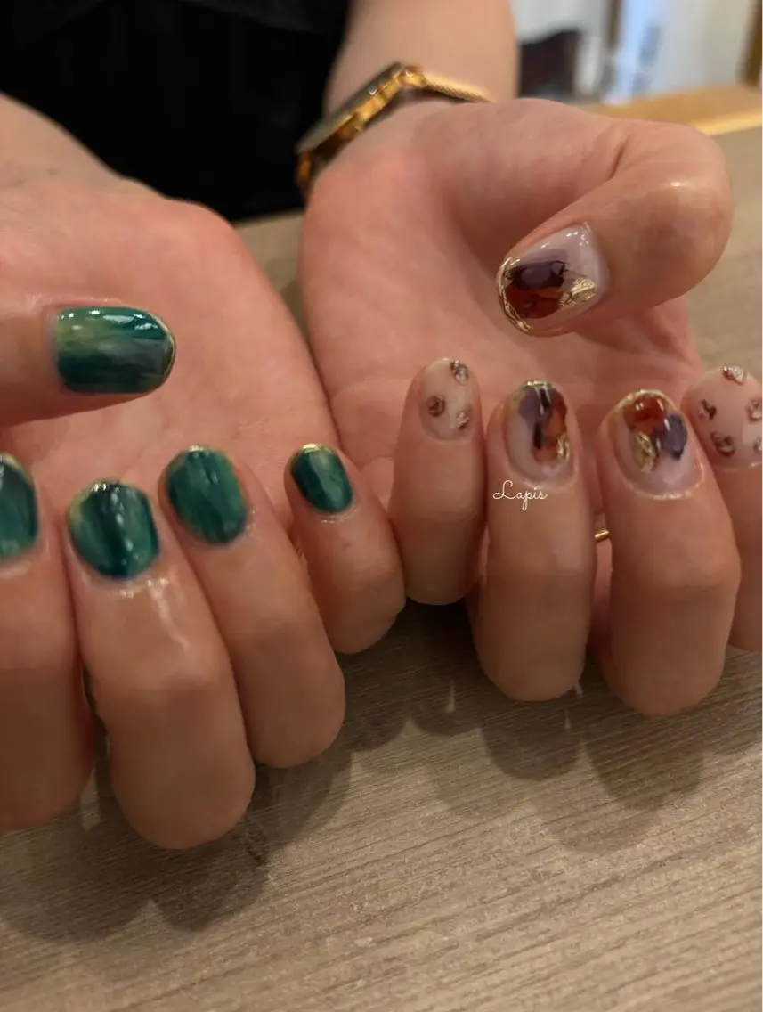 ネイル ハンドネイル Lapis *のネイルデザイン