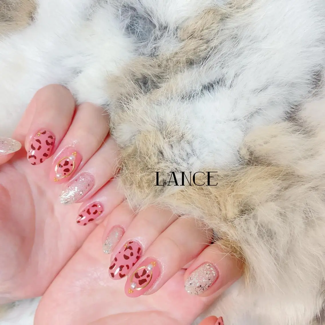 ミディアム ネイル オーロラネイル フットネイル フレンチネイル ミラーネイル ニュアンスネイル ハンドネイル Lance nailのネイルデザイン