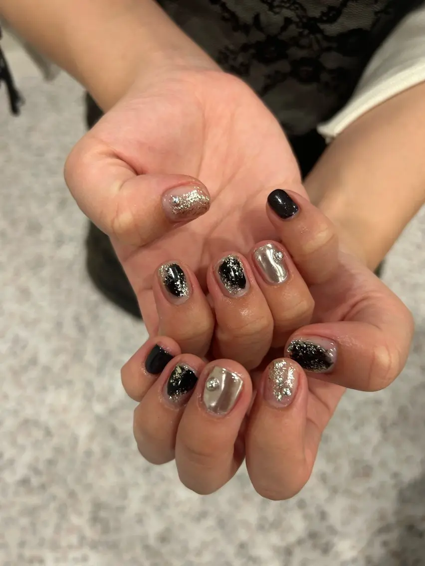 ネイル ハンドネイル 小松 千冬のネイルデザイン