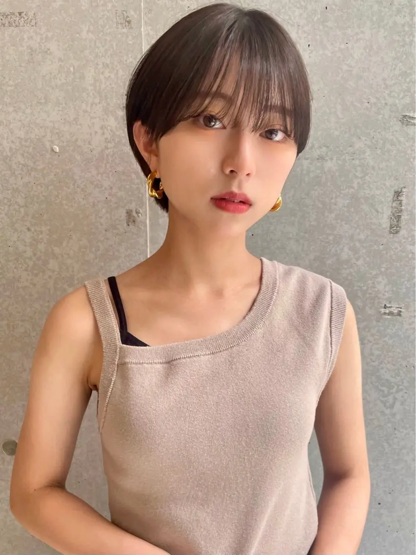 レザーショート+髪質改善カラー✨120分の写真