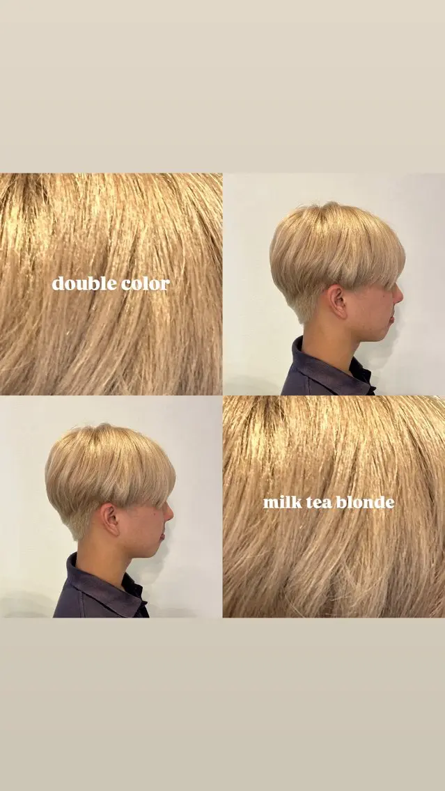 カラー ヘアカラー White stone 今村光希のヘアスタイル