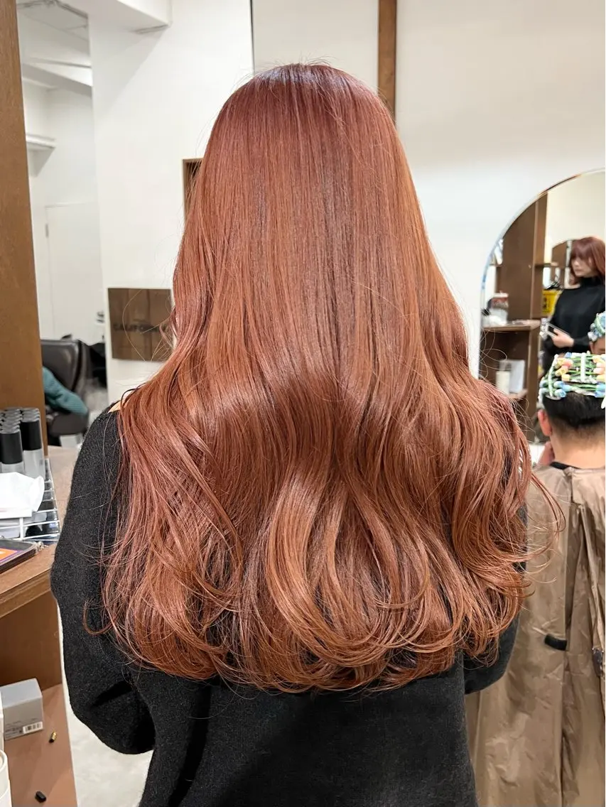 ロング カラー ブリーチ ヘアカラー Ami ケアブリーチ/表参道のヘアスタイル