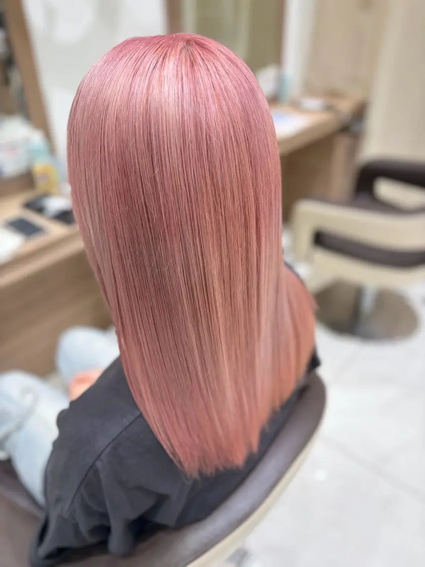 ロング カラー ヘアカラー 🐈‍⬛SARA🎀 縮毛矯正のヘアスタイル