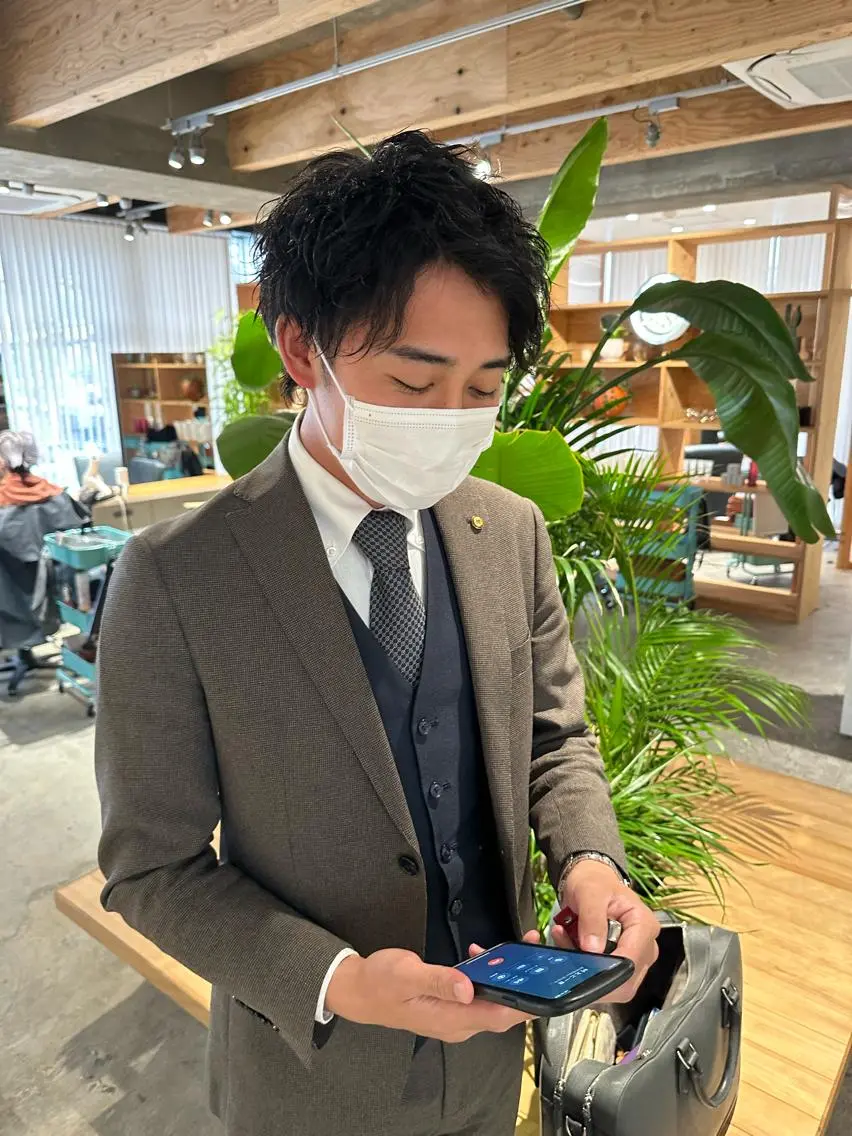 メンズ+スパイラルパーマ🌿縦落ちのスパイラルパーマです✂︎✂︎ ¥12900→¥5000円の写真