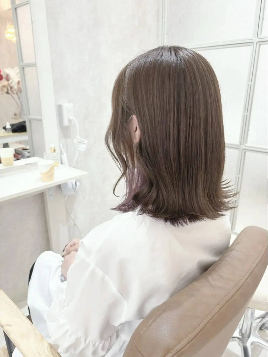 ミディアム 【ROSSO】 SHUHEIのヘアスタイル