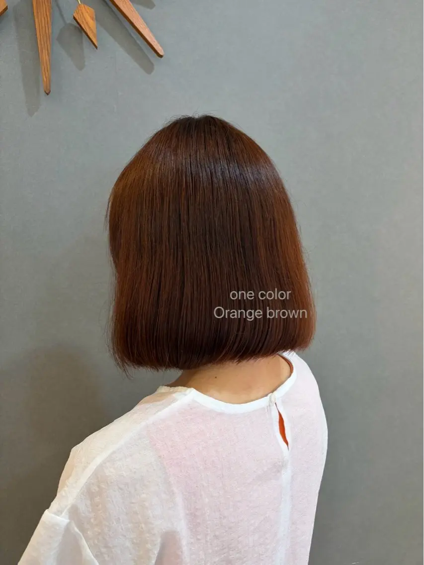 ショート ヘアカラー hair bonitaのヘアスタイル