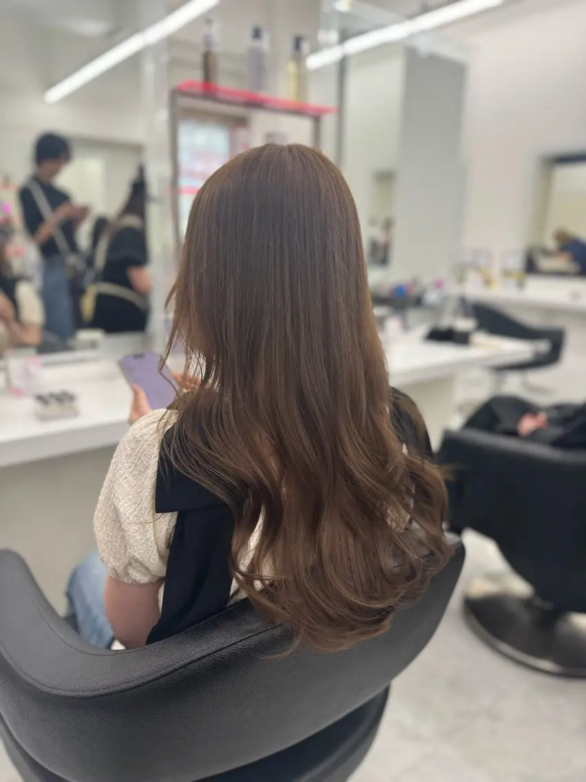 ロング カラー ヘアカラー 【透明感×レイヤー】 🍃RIKU🍃のヘアスタイル