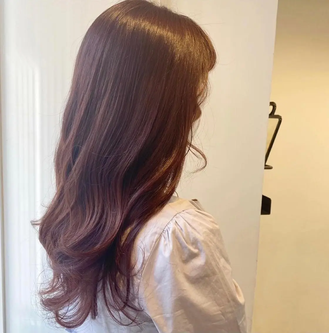 ロング カラー ヘアアレンジ アディクシーカラー ハイトーンカラー クオルシアカラー デート ヨシンモリ N° uairo 川崎店【ユアイロ】のヘアスタイル