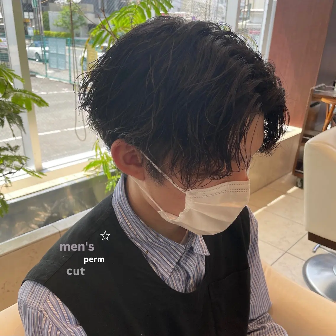 パーマ メンズ カット 小宮山 桃加のヘアスタイル