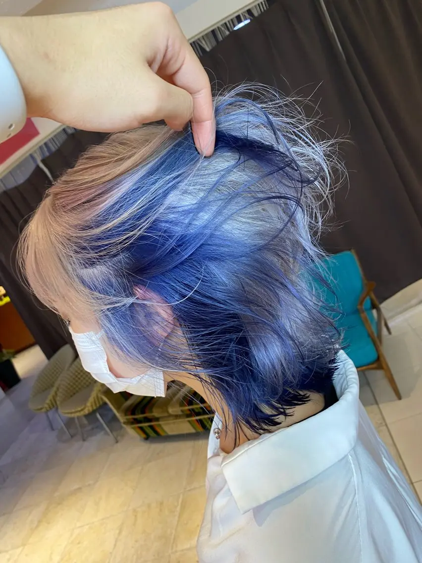 【平日限定】✨デザインカット+イルミナカラー+天使の輪トリートメント🌈の写真