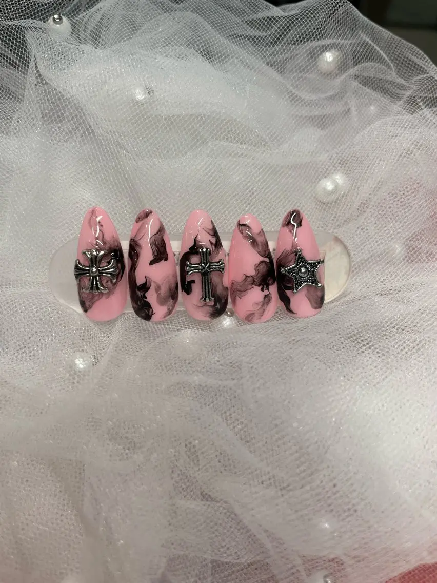 ネイル ニュアンスネイル ピンク I-nail Moeのネイルデザイン