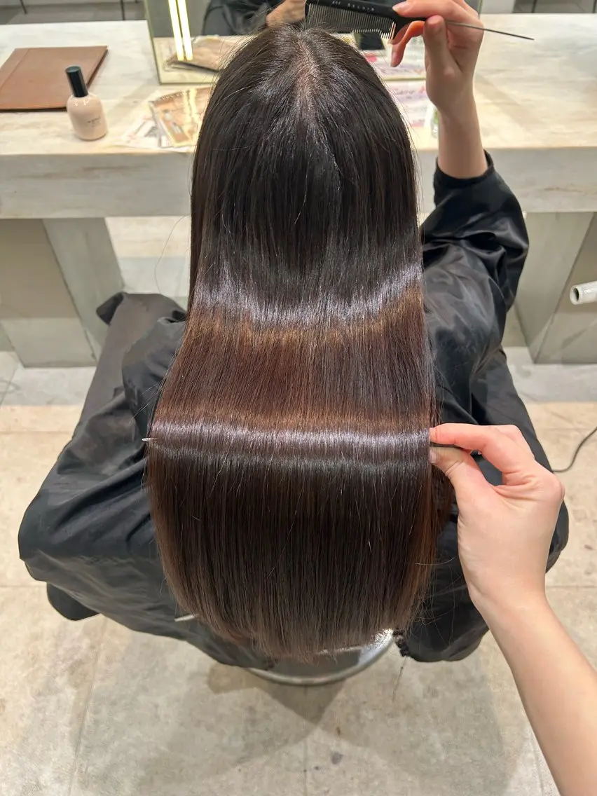 ロング 縮毛矯正 トリートメント 艶カラー🌸アレンジ 🌹Sally🕊️のその他イメージ