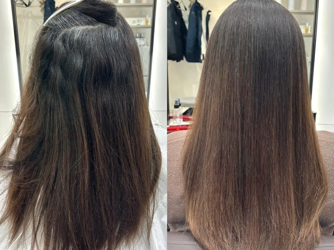 【本当はあなたも癖毛かも?美髪矯正】縮毛矯正+カットの写真