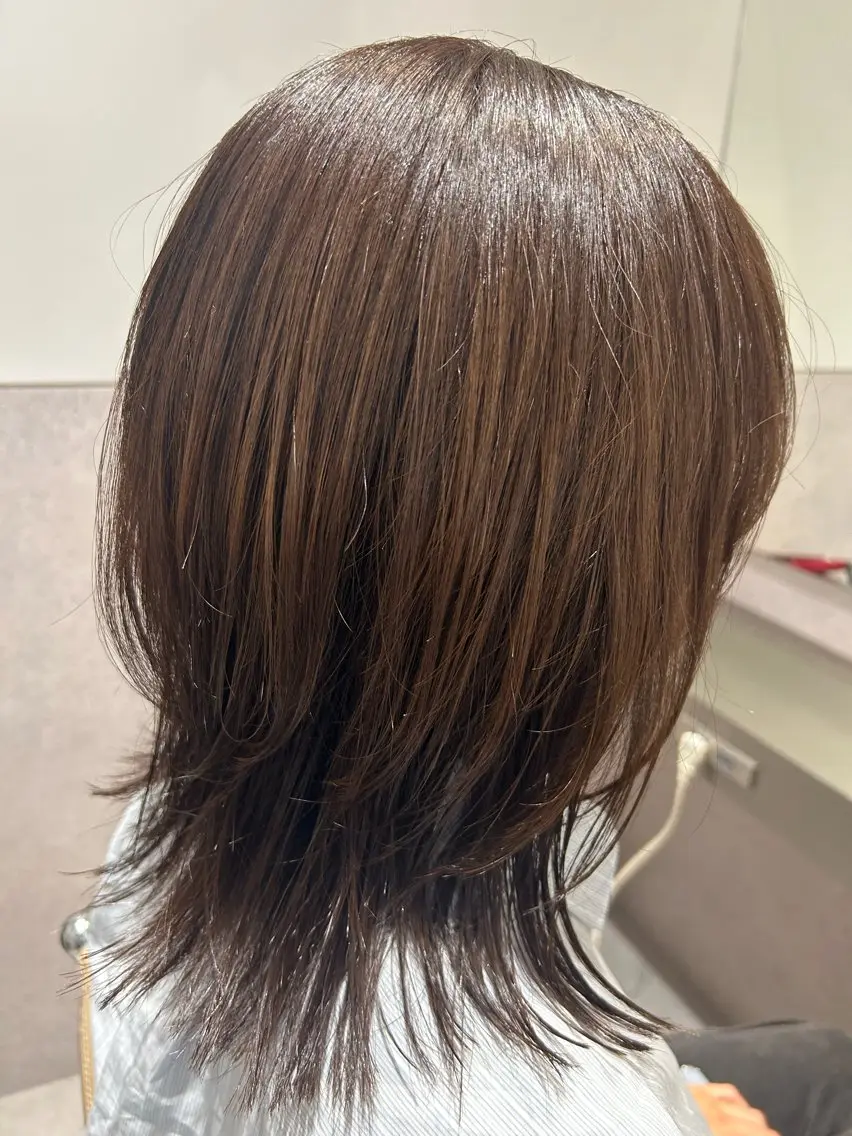 ミディアム カラー 小澤 達也のヘアスタイル
