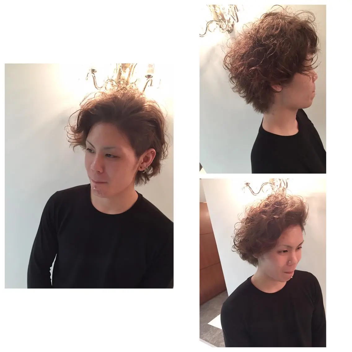 ショート ミディアム メンズ 松永 雄樹のヘアスタイル