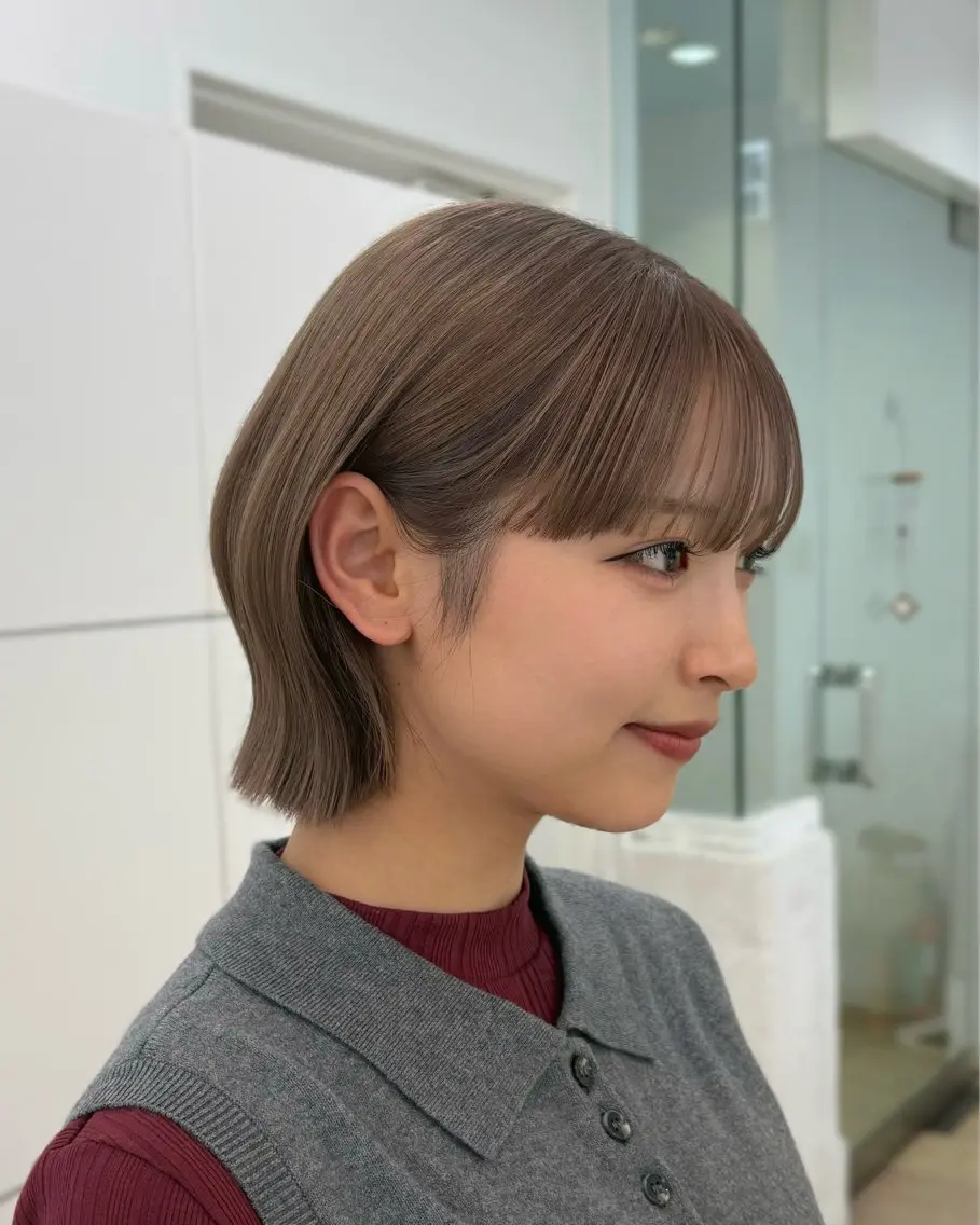 ショート カラー 🫧あやね/カットモ デル/仙台美容室🫧のヘアスタイル