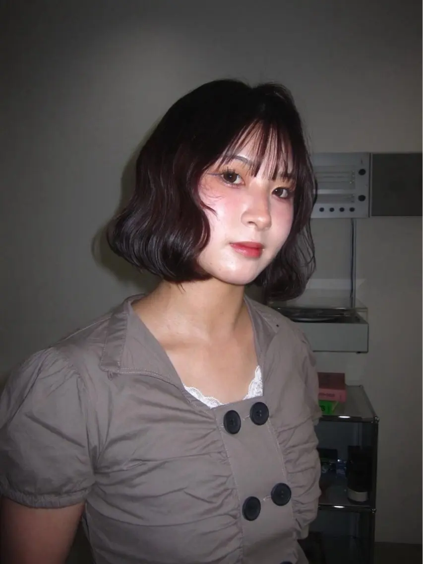 ミディアム ヘアカラー トリートメント トレンド/天神大名 カラー特化/レイヤーのヘアスタイル