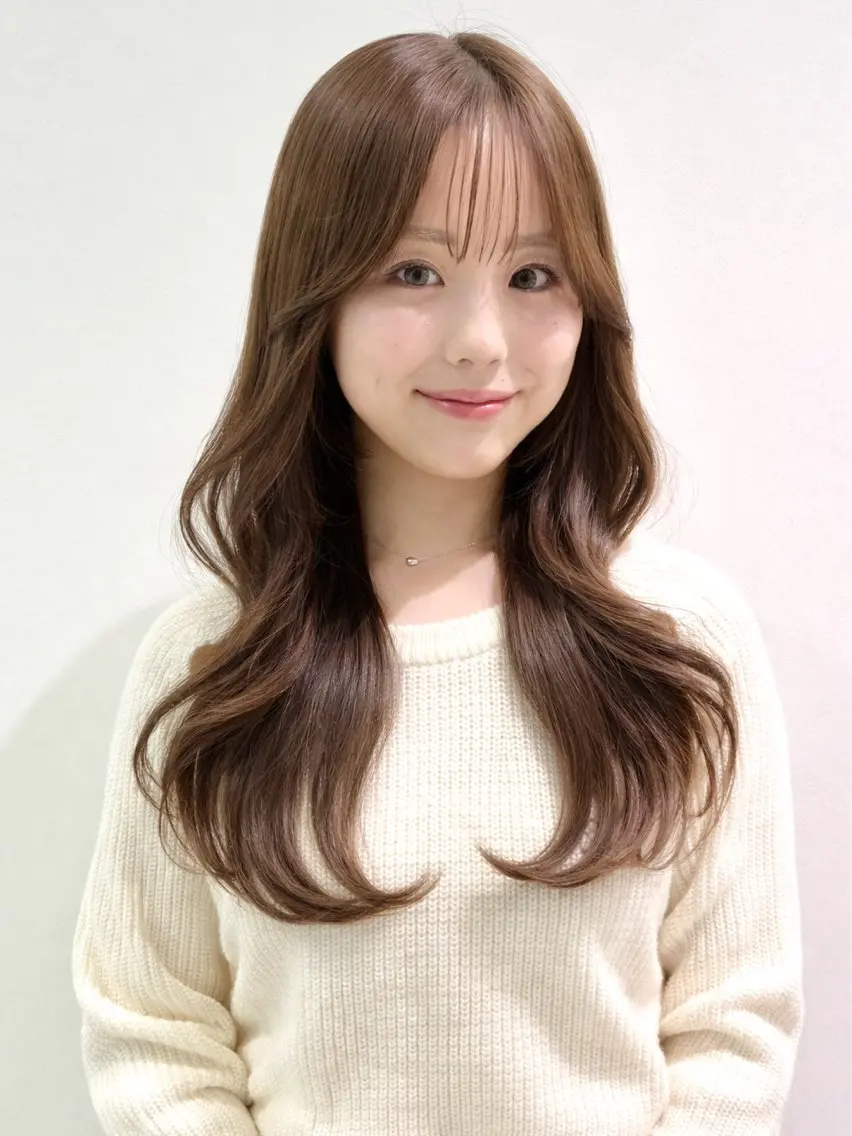 ロング 松本 瑚心のヘアスタイル