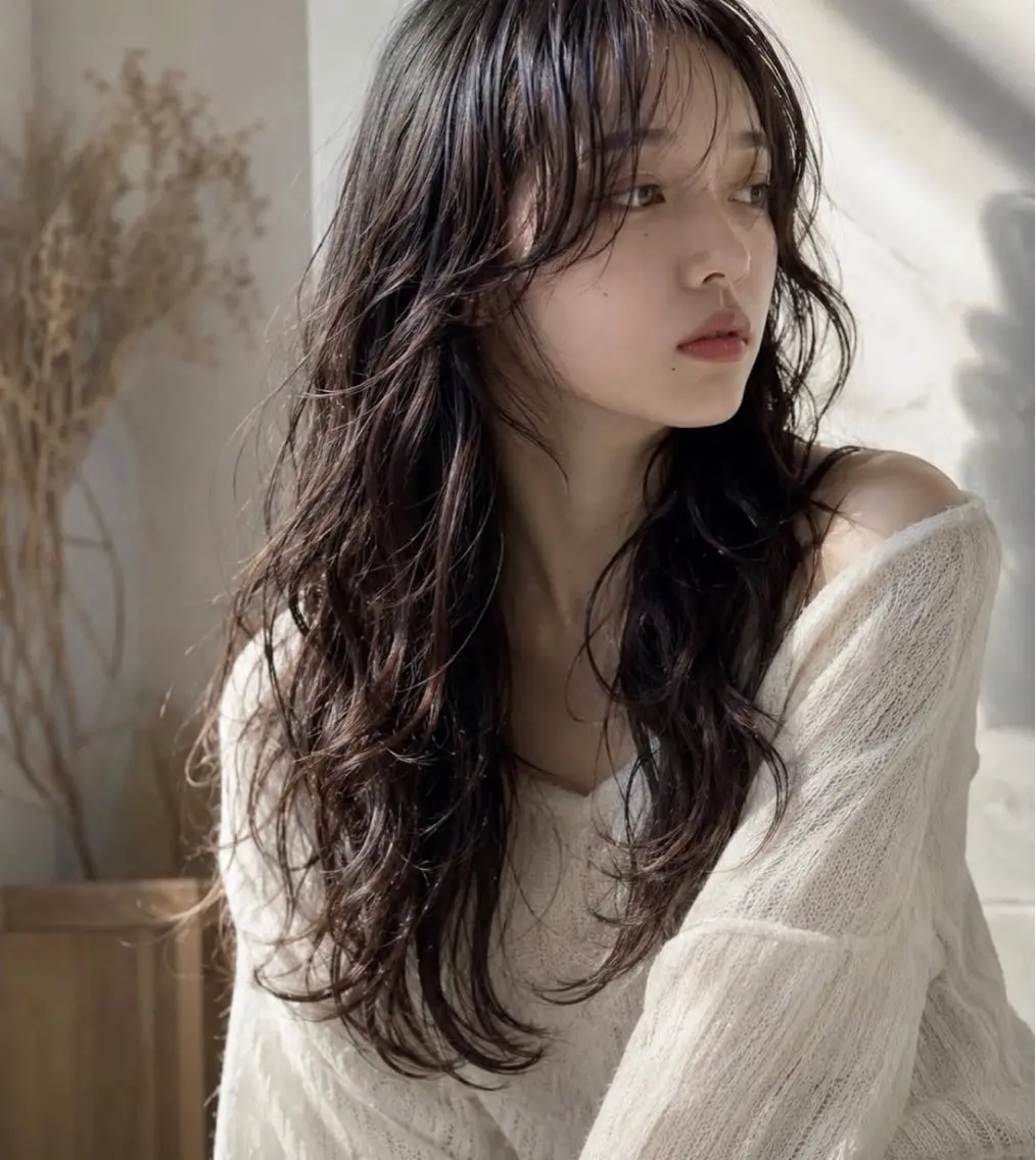 ロング 東 悠磨のヘアスタイル
