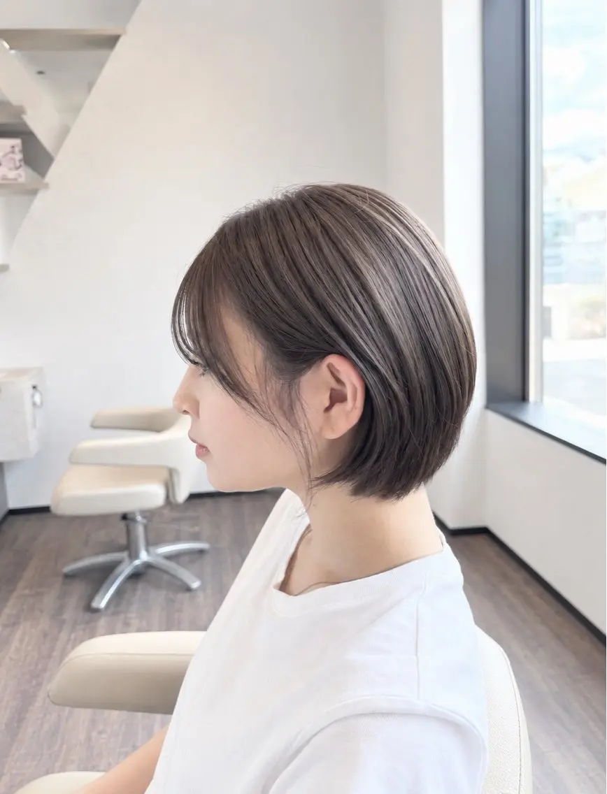 ショート カラー カット ヘアカラー 艶髪カラー/髪質改善 細貝 舞利のヘアスタイル